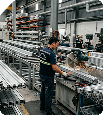 Nhôm định hình công nghiệp